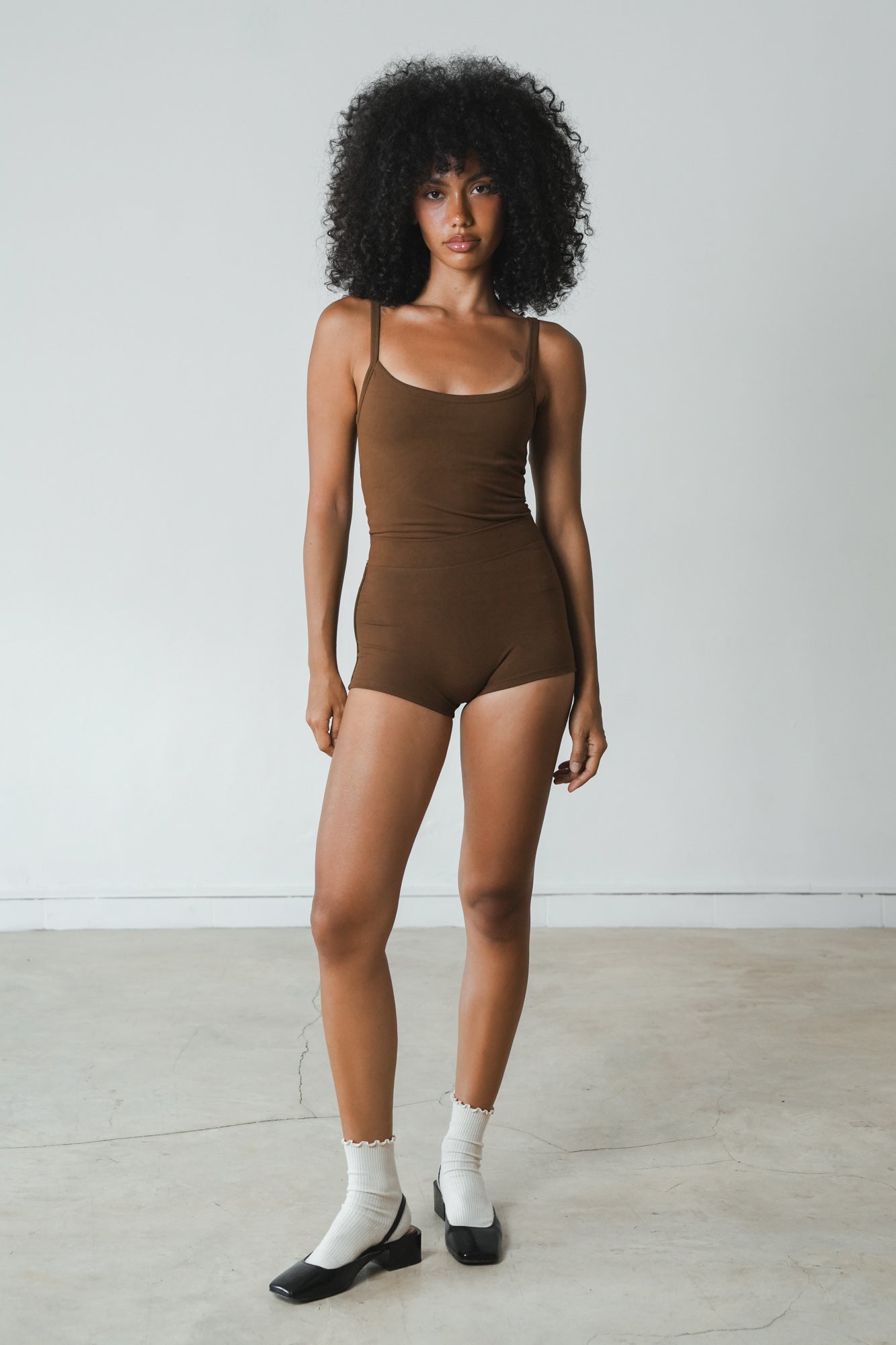 Studio K | Womens | Retro Booty Shorts | Tiramisu | XXS - XXL