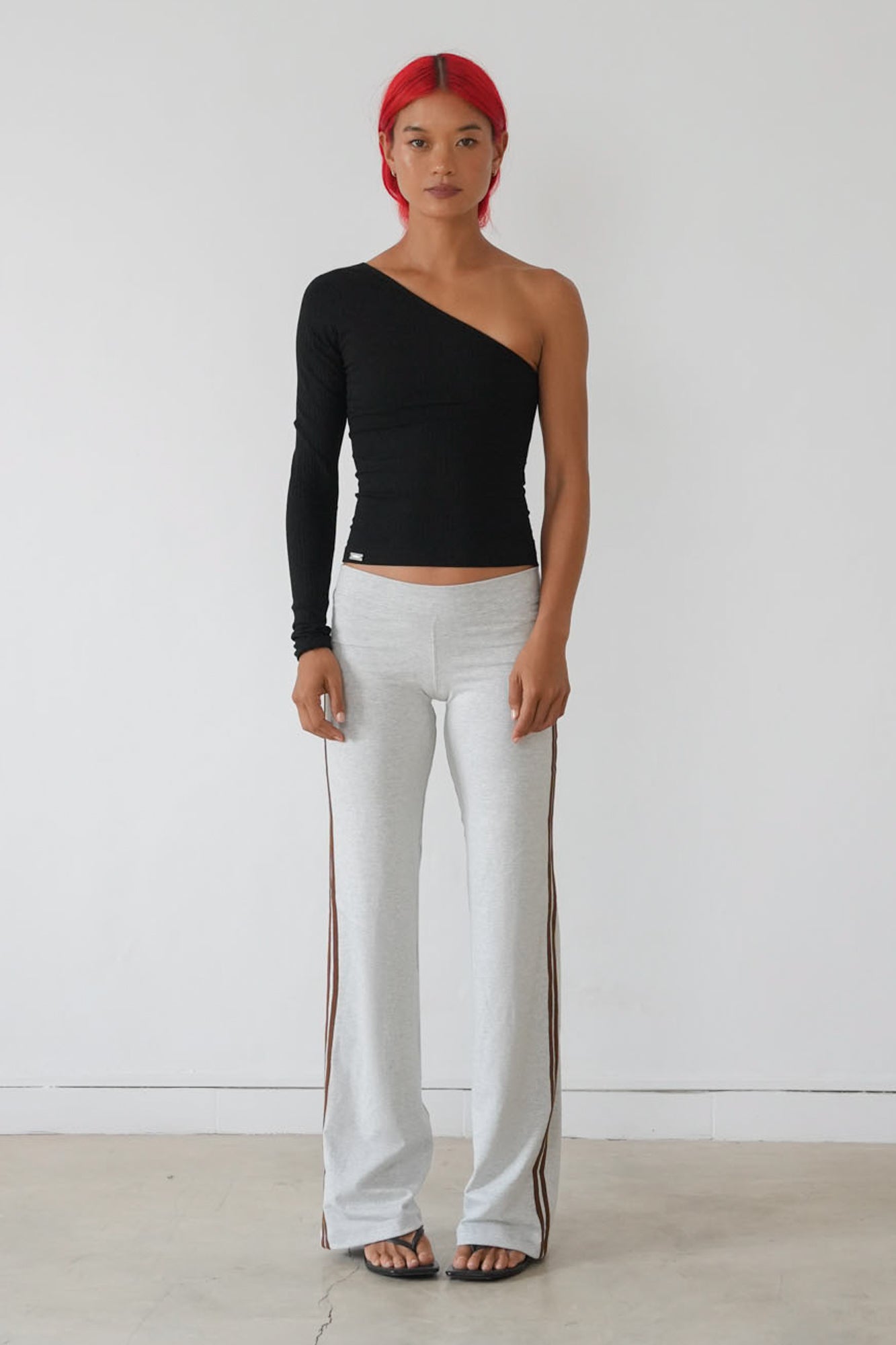 Studio K | Womens | 93' Low Rise Pants | Heather Grey | XS - XL