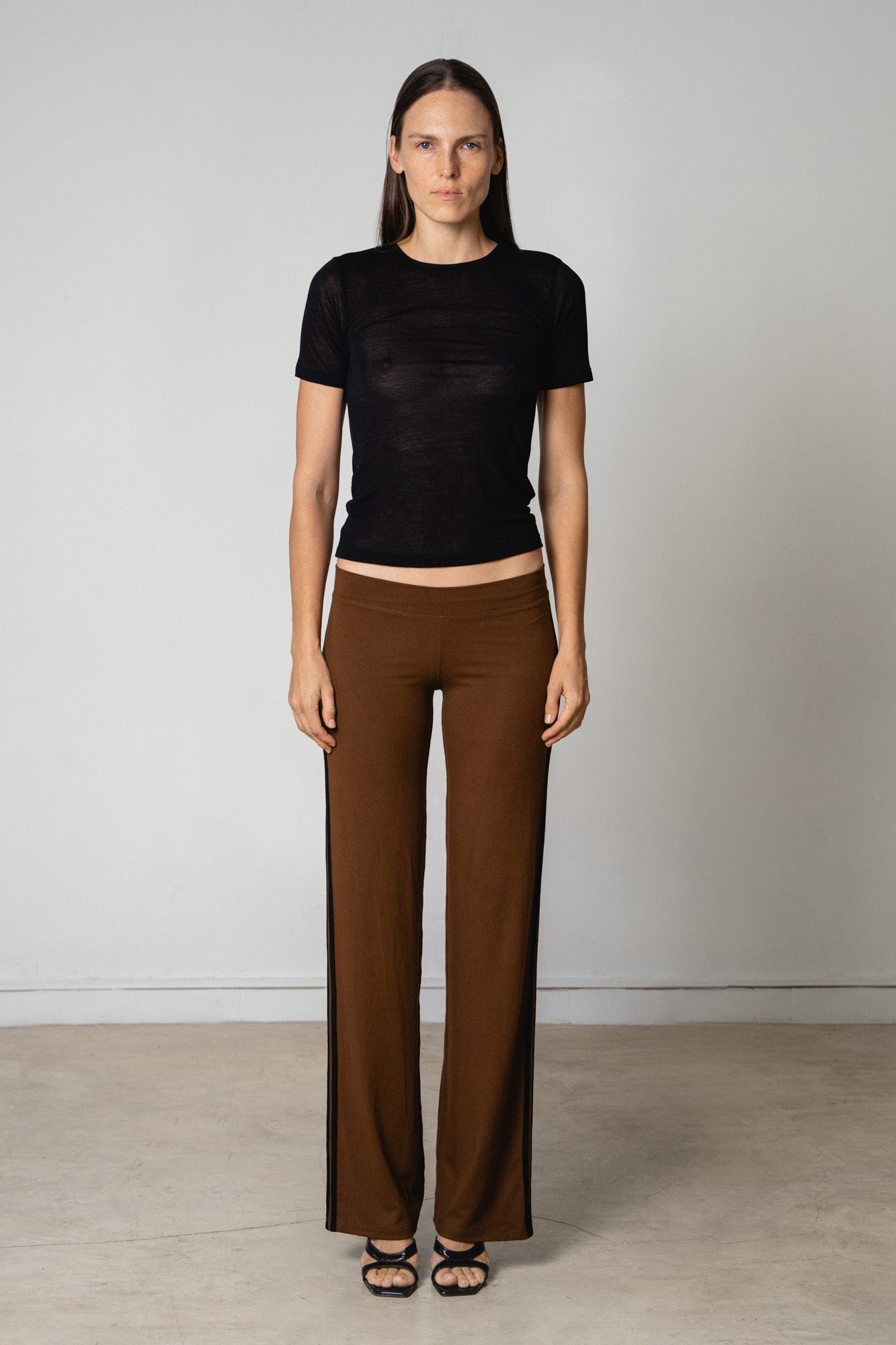 Studio K | Womens | Sheer T-shirt | Black | XS - XL