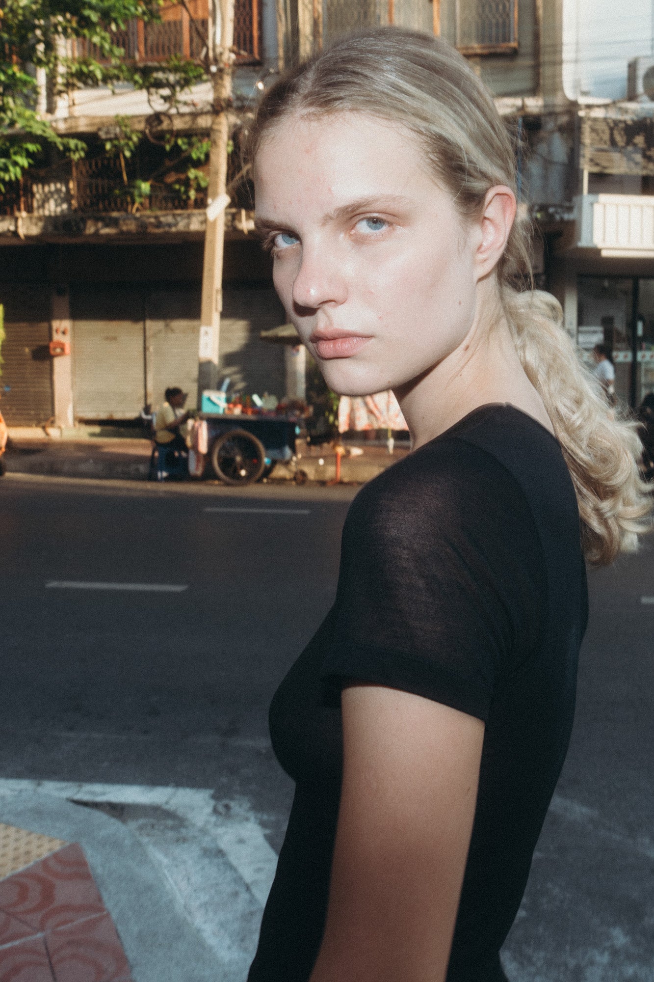 Studio K | Womens | Sheer T-shirt | Black | XS - XL